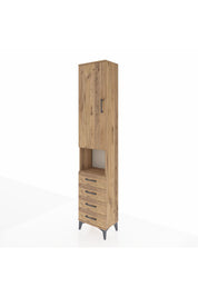 Arges Dolap 4 Raflı 4 Çekmeceli Tek Kapaklı 44x30x221 - S28M169V9A