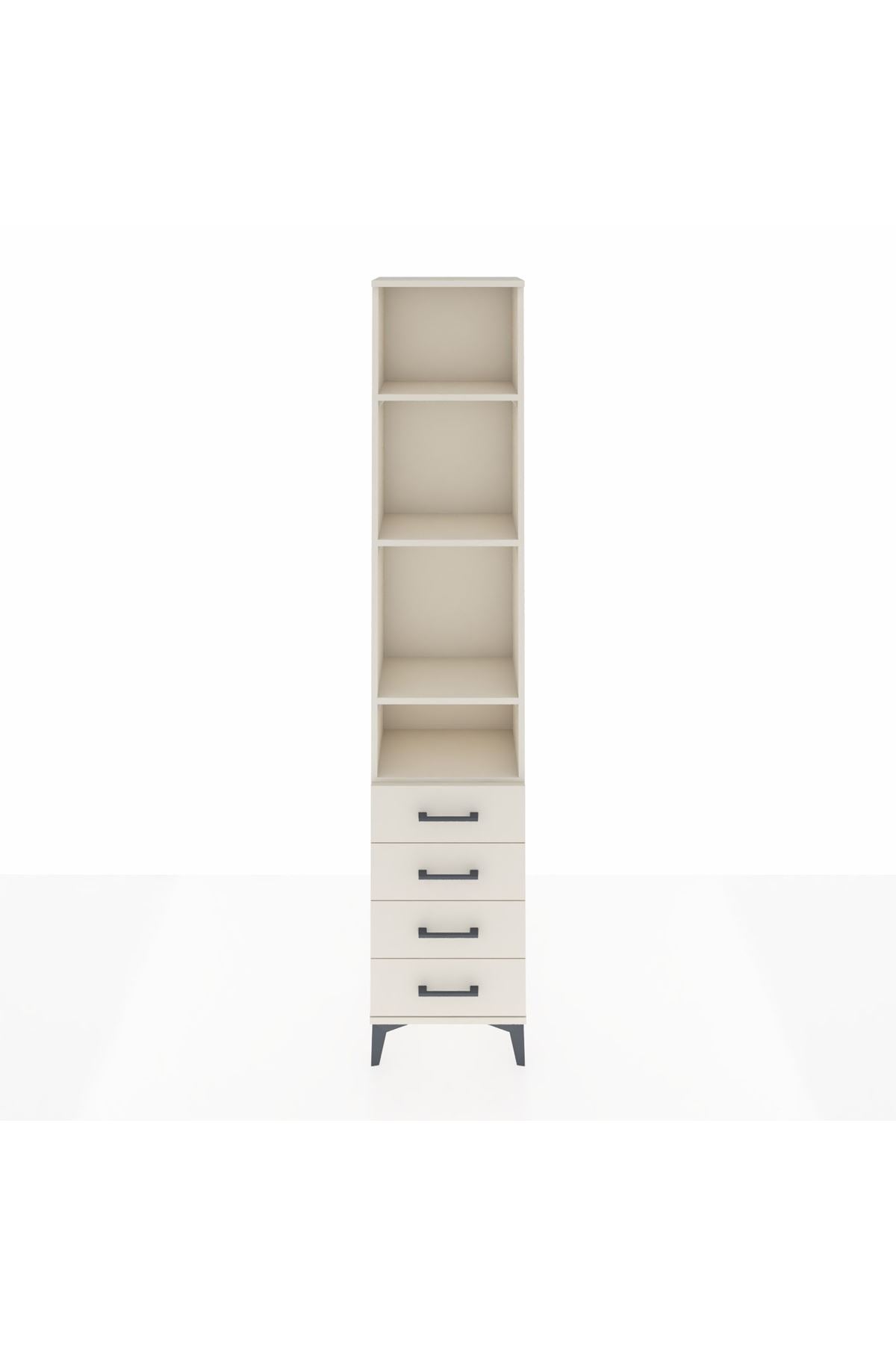 Arges Dolap 4 Raflı 4 Çekmeceli 44x30x221 Aytaşı-Aytaşı