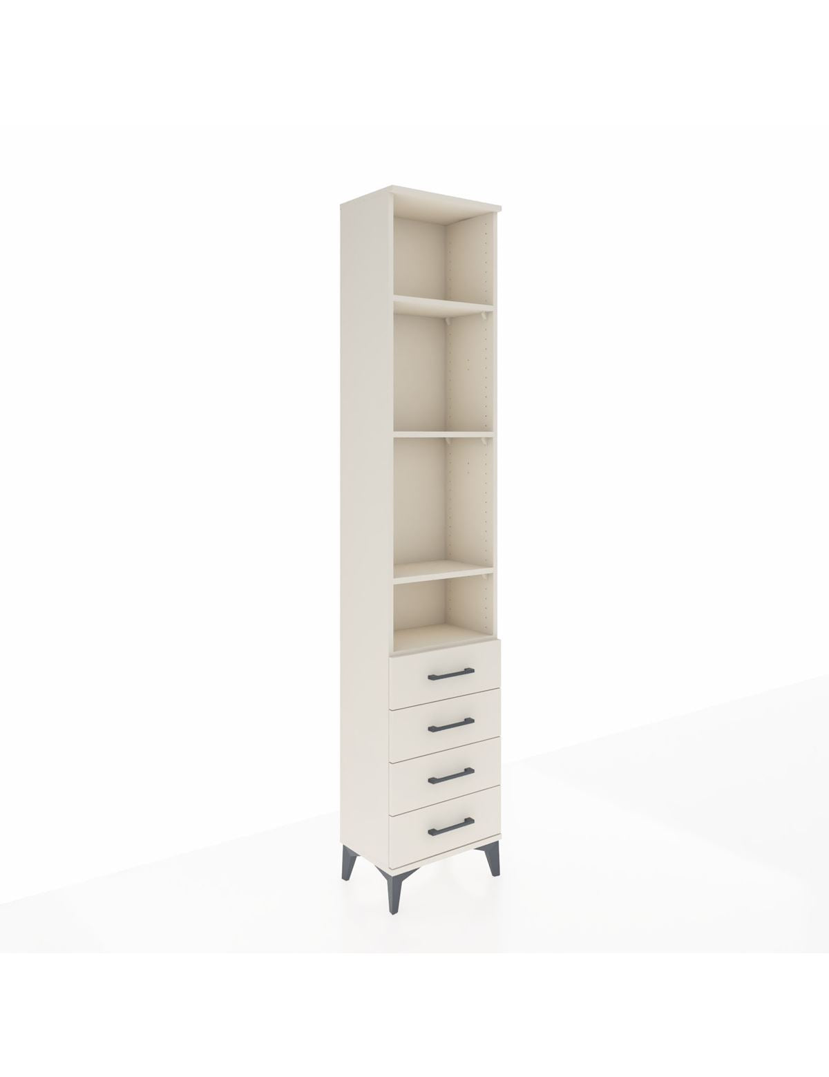 Arges Dolap 4 Raflı 4 Çekmeceli 44x30x221 Aytaşı-Aytaşı