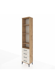 Arges Dolap 4 Raflı 4 Çekmeceli 44x30x221 Çam-Aytaşı
