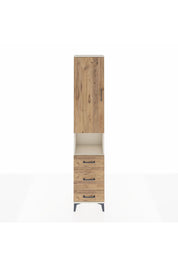 Arges Dolap 3 Raflı 3 Çekmeceli Tek Askılı 44x30x221 Aytaşı-Çam