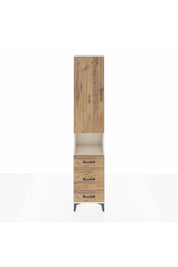 Arges Dolap 4 Raflı 3 Çekmeceli Tek Kapaklı 44x30x221 Aytaşı-Çam