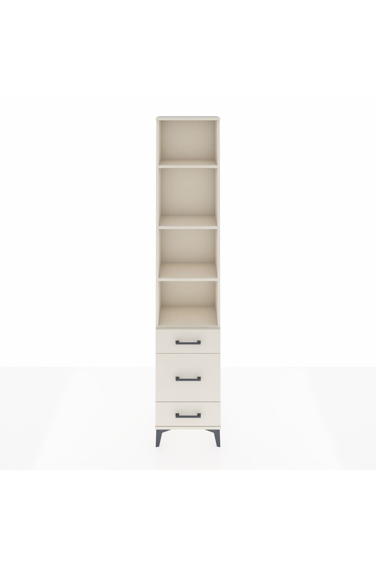 Arges Dolap 4 Raflı 3 Çekmeceli 44x30x221 Aytaşı-Aytaşı