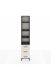 Arges Dolap 4 Raflı 3 Çekmeceli 44x30x221 Antrasit-Aytaşı