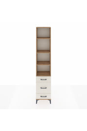 Arges Dolap 4 Raflı 3 Çekmeceli 44x30x221 Çam-Aytaşı