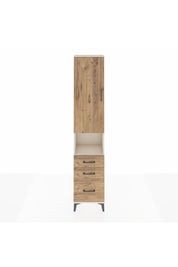 Arges Dolap 3 Raflı 3 Çekmeceli Tek Askılı 44x30x221 Aytaşı-Çam