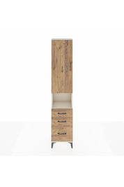 Arges Dolap 4 Raflı 3 Çekmeceli Tek Kapaklı 44x30x221 Aytaşı-Çam