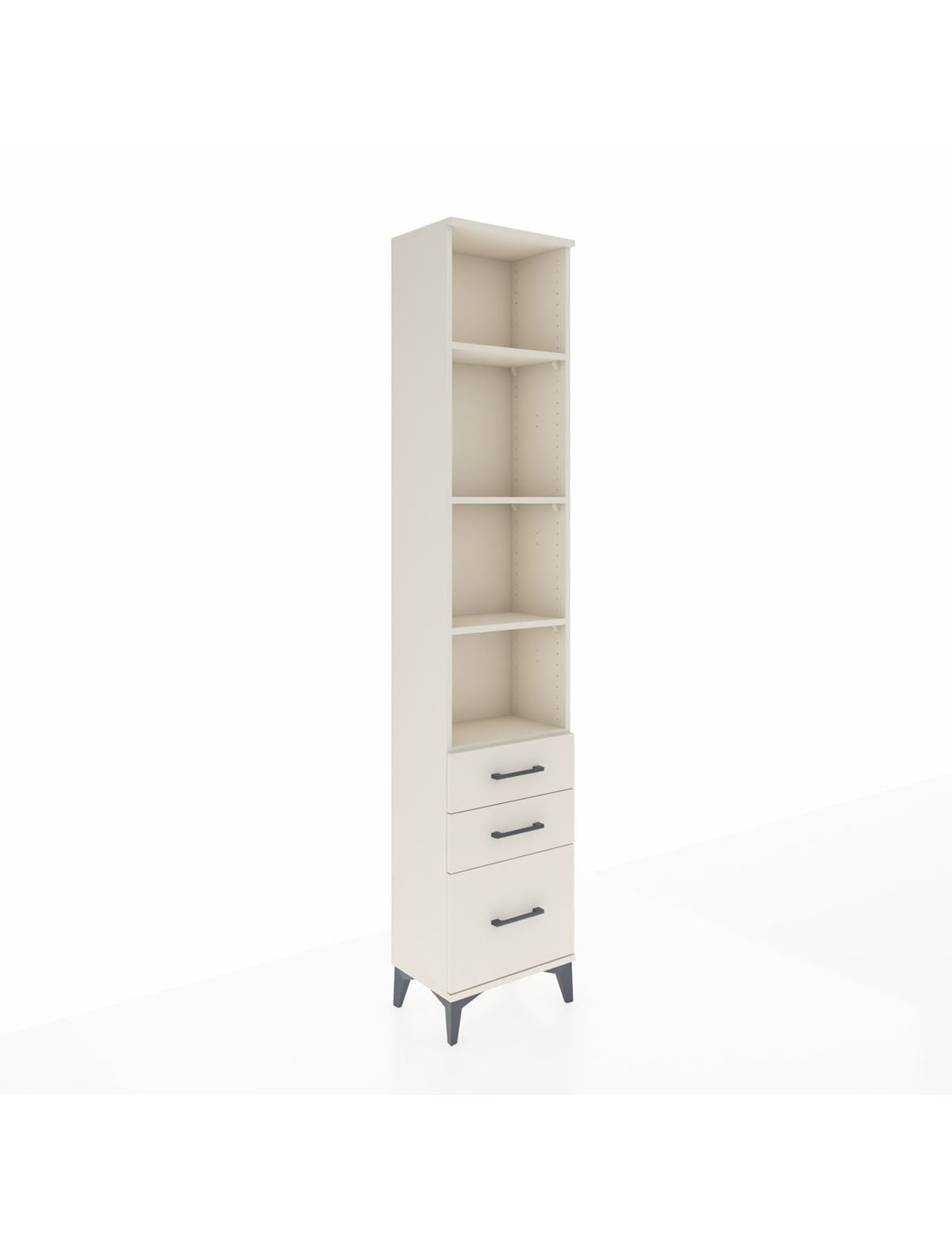 Arges Dolap 4 Raflı 3 Çekmeceli 44x30x221 Aytaşı-Aytaşı