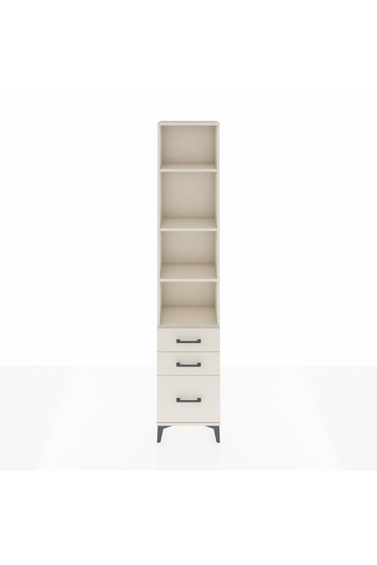 Arges Dolap 4 Raflı 3 Çekmeceli 44x30x221 Aytaşı-Aytaşı