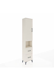 Arges Dolap 3 Raflı 2 Çekmeceli Tek Askılı 44x30x221 Aytaşı-Aytaşı