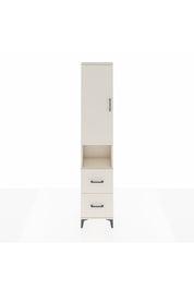 Arges Dolap 3 Raflı 2 Çekmeceli Tek Askılı 44x30x221 Aytaşı-Aytaşı