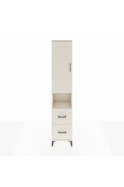 Arges Dolap 4 Raflı 2 Çekmeceli Tek Kapaklı 44x30x221 Aytaşı-Aytaşı