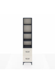 Arges Dolap 4 Raflı 2 Çekmeceli 44x30x221 Antrasit-Aytaşı