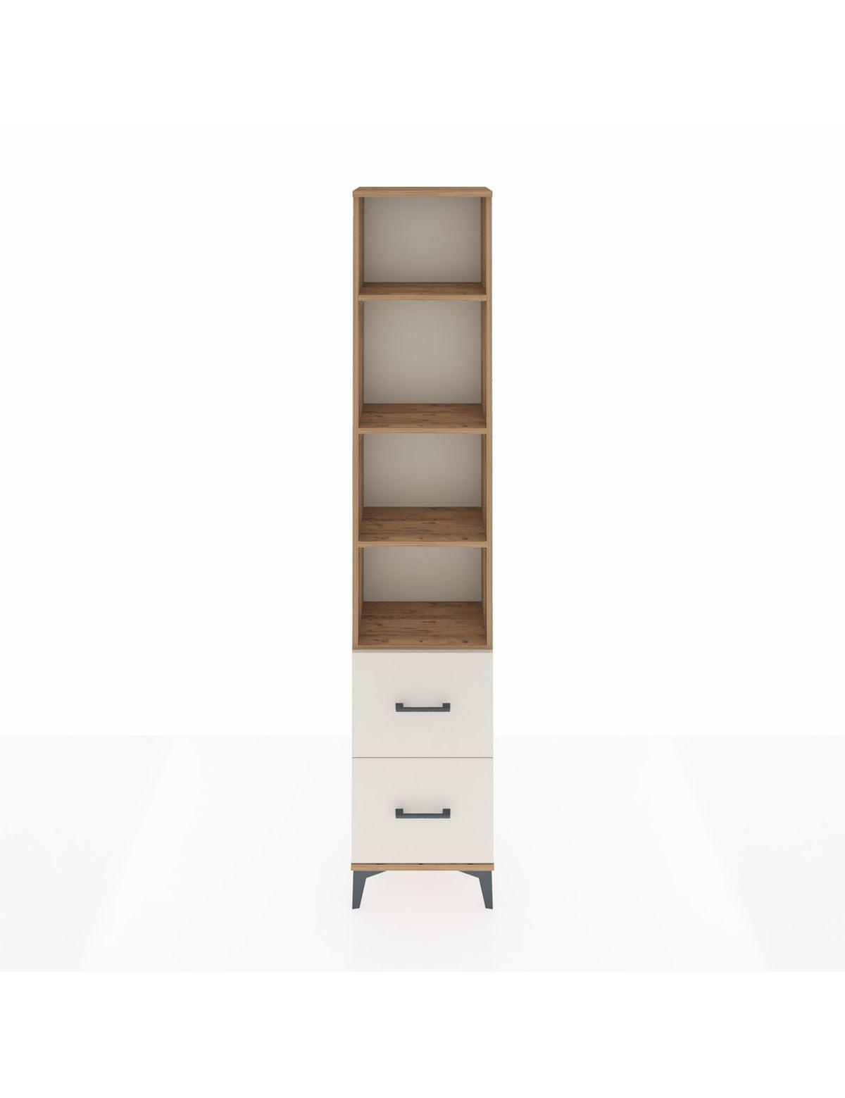 Arges Dolap 4 Raflı 2 Çekmeceli 44x30x221 Çam-Aytaşı