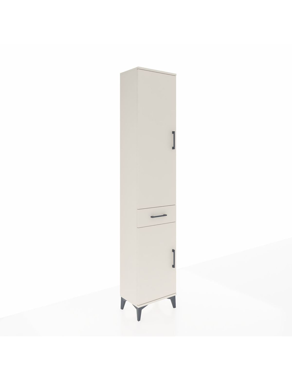 Arges Dolap 3 Raflı Tek Çekmeceli Tek Askılı 44x30x221 Aytaşı-Aytaşı