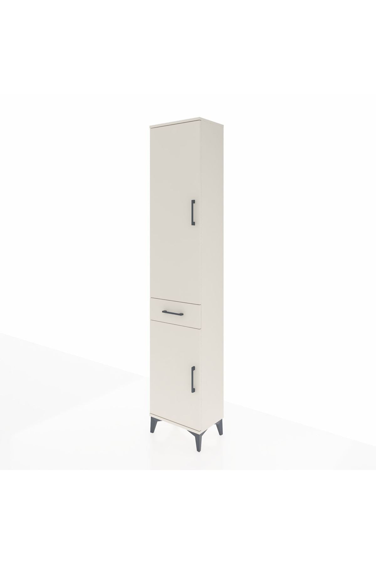 Arges Dolap 3 Raflı Tek Çekmeceli Tek Askılı 44x30x221 Aytaşı-Aytaşı