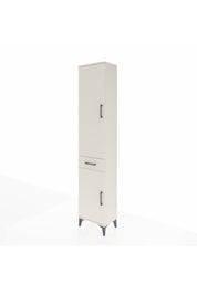 Arges Dolap 3 Raflı Tek Çekmeceli Tek Askılı 44x30x221 Aytaşı-Aytaşı