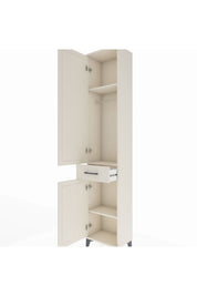 Arges Dolap 3 Raflı Tek Çekmeceli Tek Askılı 44x30x221 Aytaşı-Aytaşı