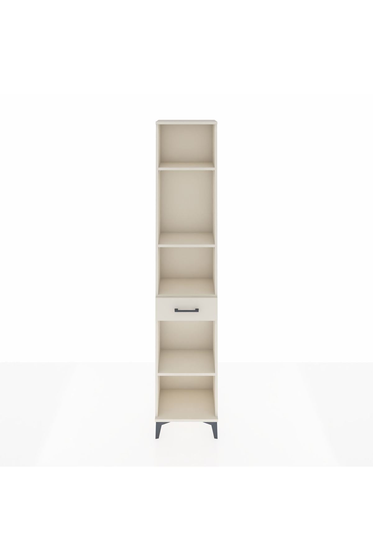 Arges Dolap 4 Raflı Tek Çekmeceli 44x30x221 Aytaşı-Aytaşı