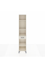 Arges Dolap 4 Raflı Tek Çekmeceli 44x30x221