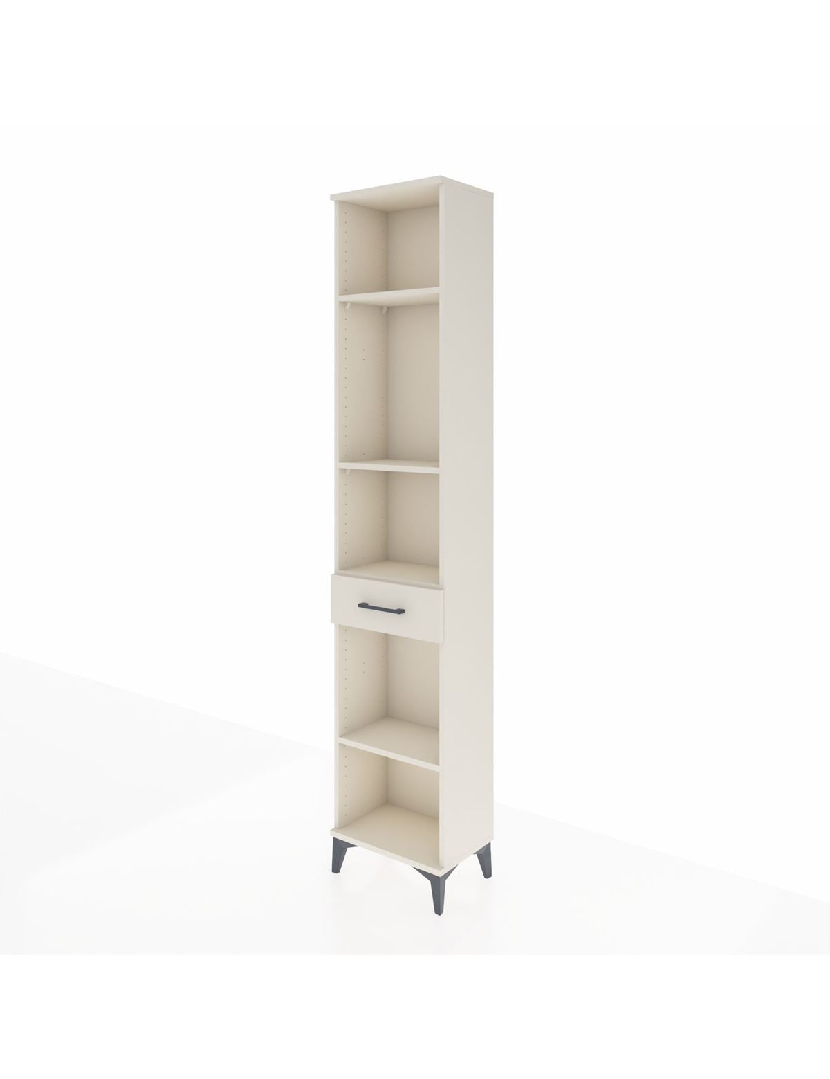 Arges Dolap 4 Raflı Tek Çekmeceli 44x30x221 - S28M185V1A