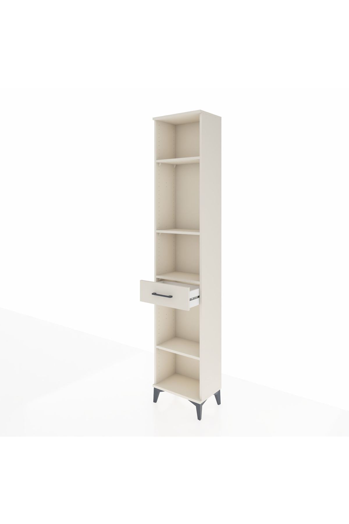 Arges Dolap 4 Raflı Tek Çekmeceli 44x30x221 Aytaşı-Aytaşı