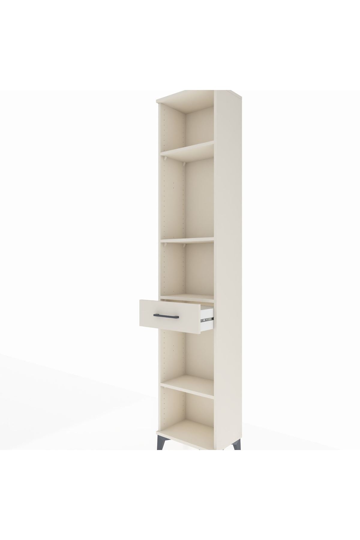 Arges Dolap 4 Raflı Tek Çekmeceli 44x30x221 Aytaşı-Aytaşı