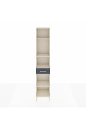 Arges Dolap 4 Raflı Tek Çekmeceli 44x30x221 Aytaşı-Antrasit