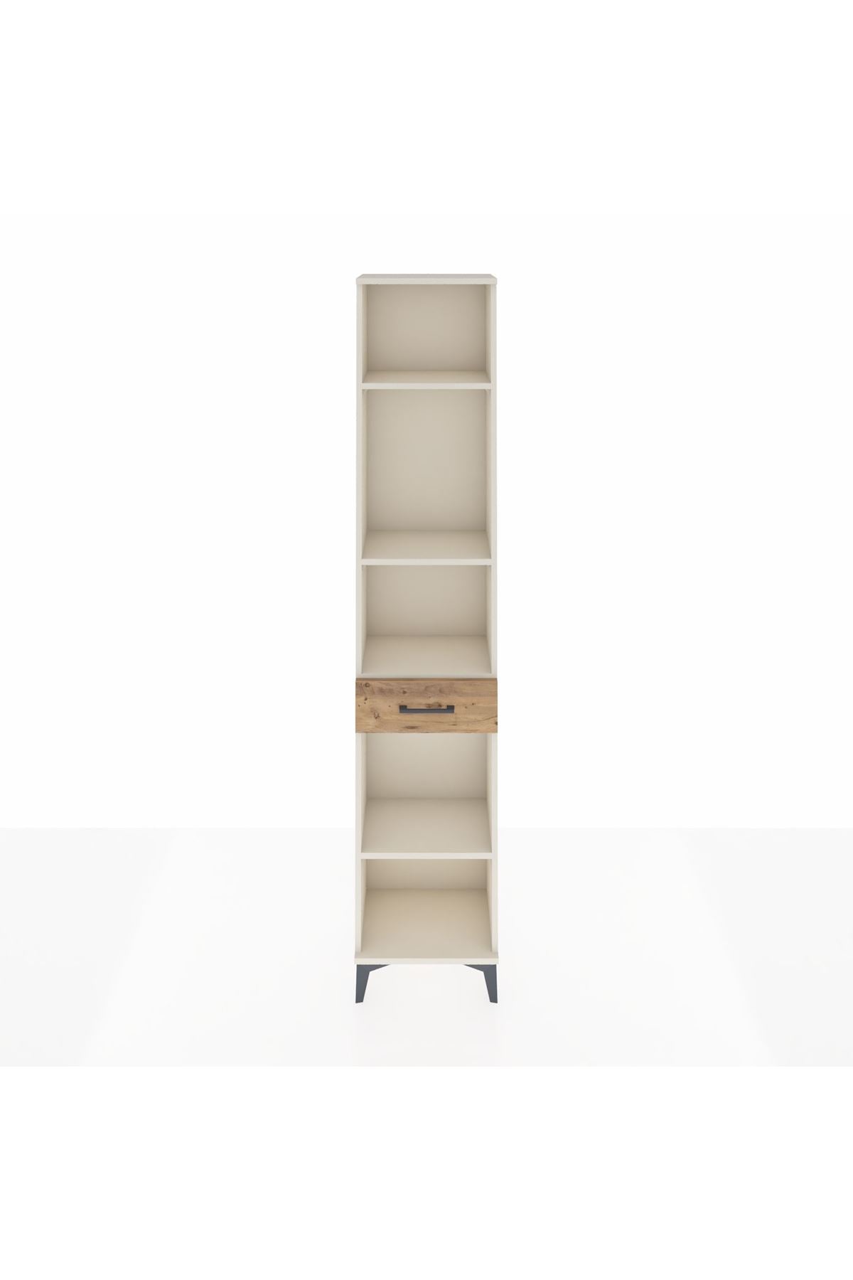 Arges Dolap 4 Raflı Tek Çekmeceli 44x30x221 Aytaşı-Çam