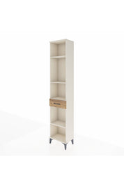 Arges Dolap 4 Raflı Tek Çekmeceli 44x30x221 Aytaşı-Çam