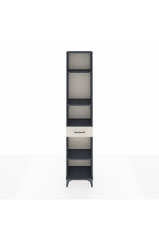 Arges Dolap 4 Raflı Tek Çekmeceli 44x30x221 Antrasit-Aytaşı