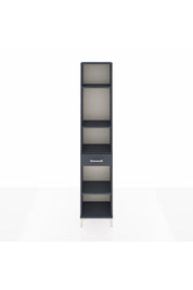 Arges Dolap 4 Raflı Tek Çekmeceli 44x30x221 Antrasit-Antrasit