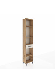 Arges Dolap 4 Raflı Tek Çekmeceli 44x30x221 Çam-Aytaşı