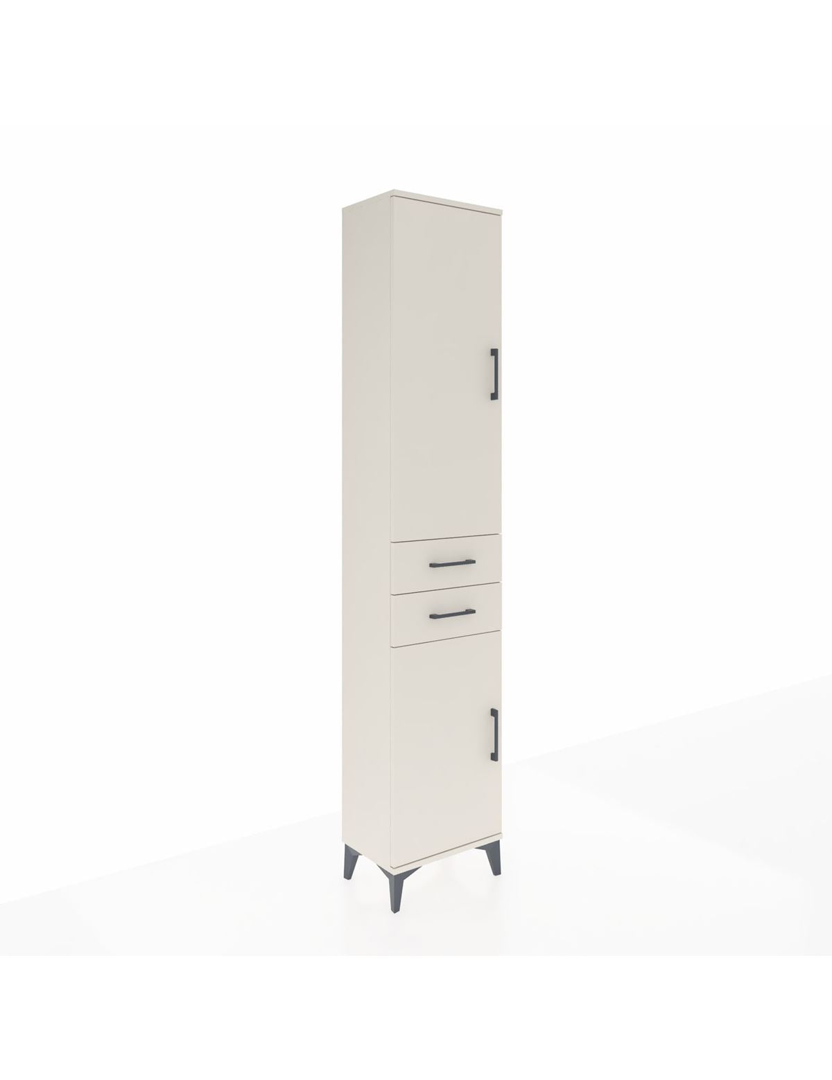 Arges Dolap 3 Raflı 2 Çekmeceli Tek Askılı 44x30x221 Aytaşı-Aytaşı