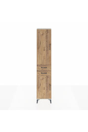 Arges Dolap 3 Raflı 2 Çekmeceli Tek Askılı 44x30x221 Aytaşı-Çam