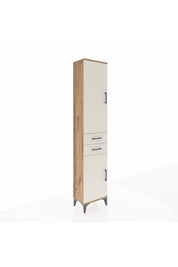 Arges Dolap 3 Raflı 2 Çekmeceli Tek Askılı 44x30x221 Çam-Aytaşı