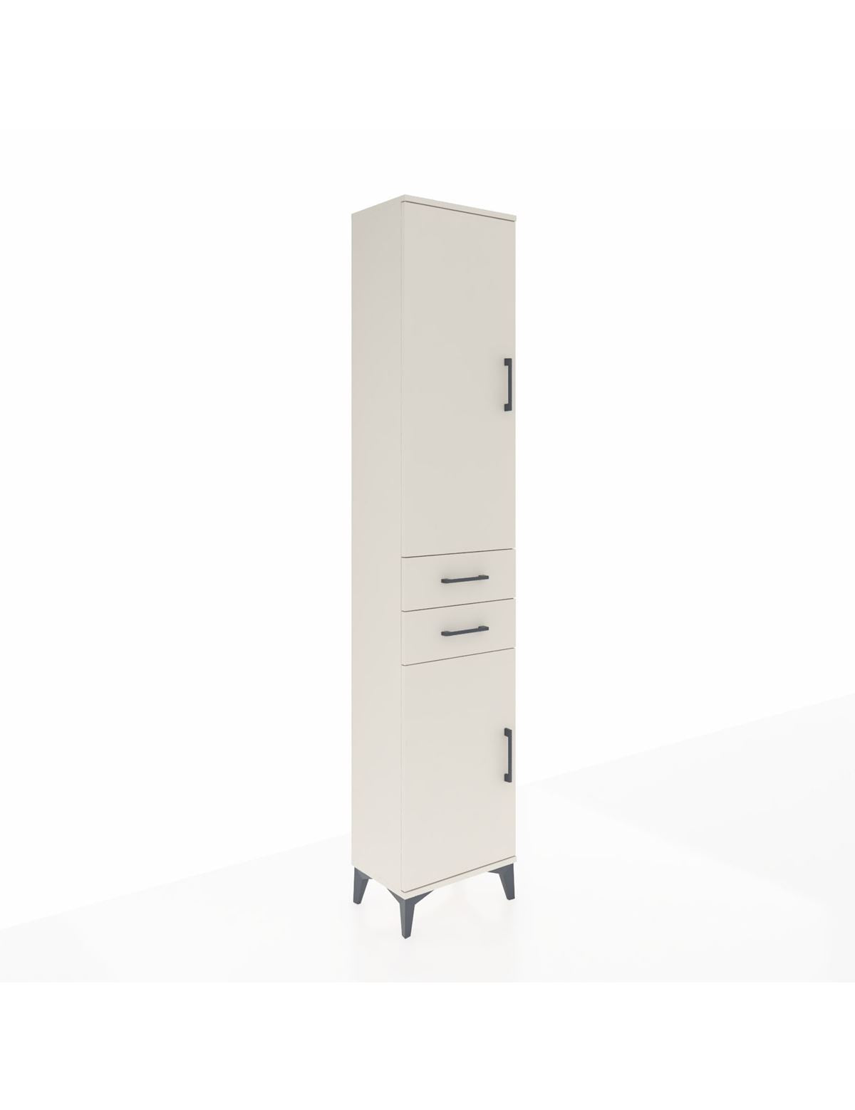 Arges Dolap 4 Raflı 2 Çekmeceli 2 Kapaklı 44x30x221 Aytaşı-Aytaşı