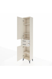 Arges Dolap 4 Raflı 2 Çekmeceli 2 Kapaklı 44x30x221 Aytaşı-Aytaşı