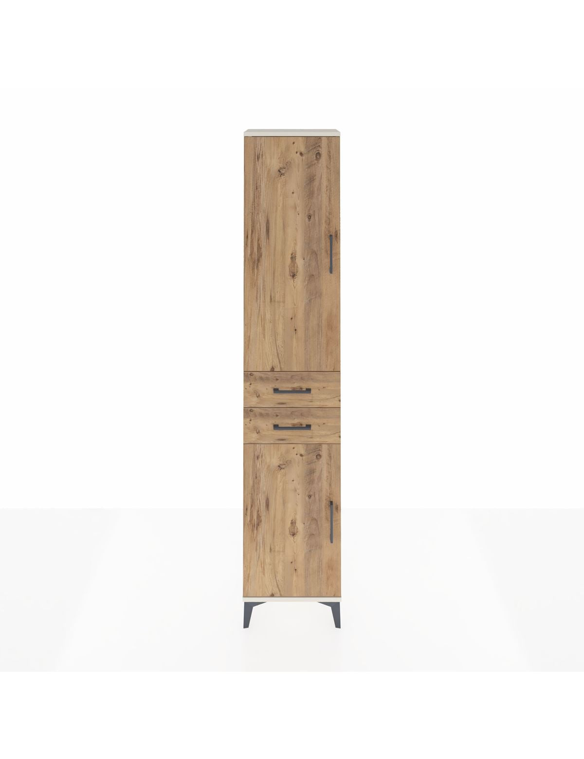 Arges Dolap 4 Raflı 2 Çekmeceli 2 Kapaklı 44x30x221 Aytaşı-Çam