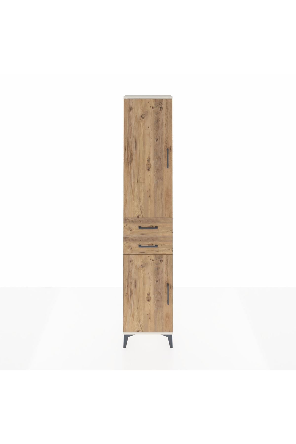 Arges Dolap 4 Raflı 2 Çekmeceli 2 Kapaklı 44x30x221 Aytaşı-Çam