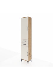 Arges Dolap 4 Raflı 2 Çekmeceli 2 Kapaklı 44x30x221 Çam-Aytaşı