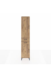 Arges Dolap 4 Raflı 2 Çekmeceli 2 Kapaklı 44x30x221 Çam-Çam