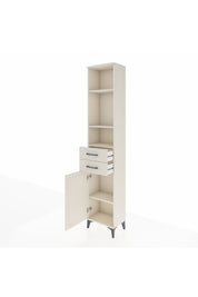 Arges Dolap 4 Raflı 2 Çekmeceli Tek Kapaklı 44x30x221 Aytaşı-Aytaşı