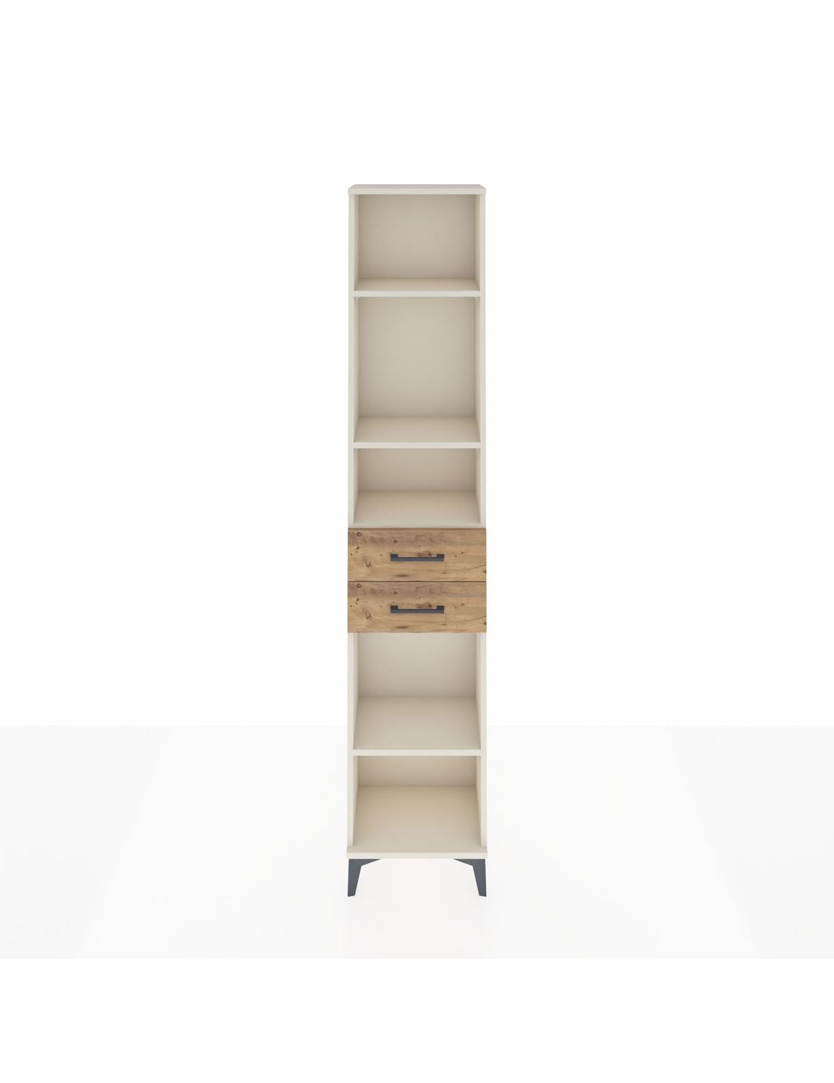 Arges Dolap 4 Raflı 2 Çekmeceli 44x30x221 Aytaşı-Çam