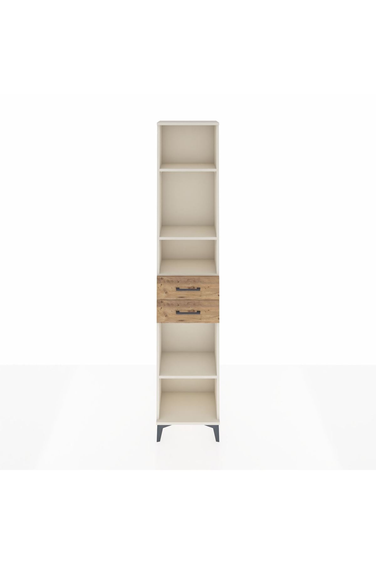 Arges Dolap 4 Raflı 2 Çekmeceli 44x30x221 Aytaşı-Çam