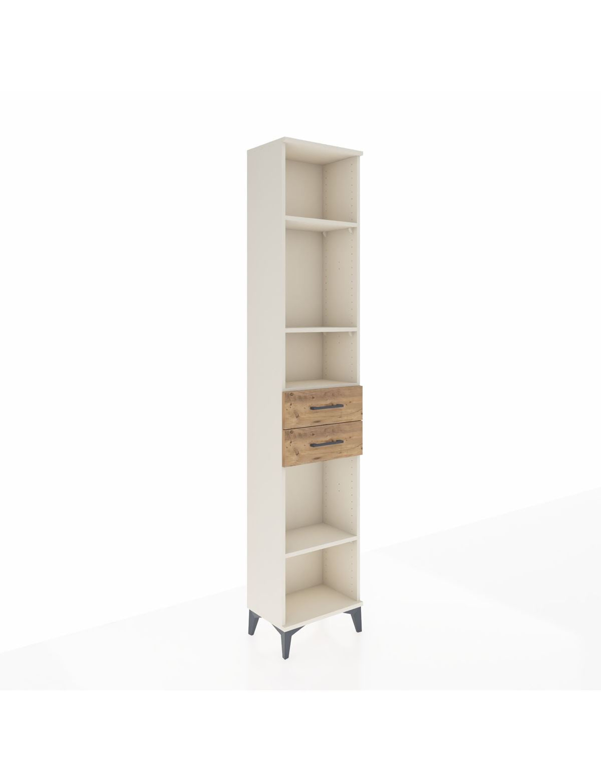 Arges Dolap 4 Raflı 2 Çekmeceli 44x30x221 Aytaşı-Çam