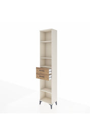 Arges Dolap 4 Raflı 2 Çekmeceli 44x30x221 Aytaşı-Çam