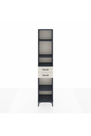 Arges Dolap 4 Raflı 2 Çekmeceli 44x30x221 Antrasit-Aytaşı