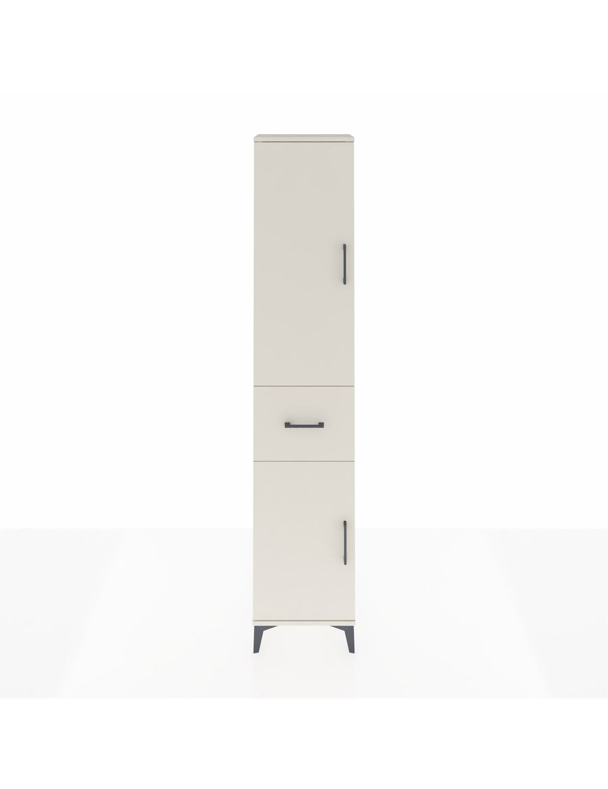 Arges Dolap 3 Raflı Tek Çekmeceli Tek Askılı 44x30x221 Aytaşı-Aytaşı