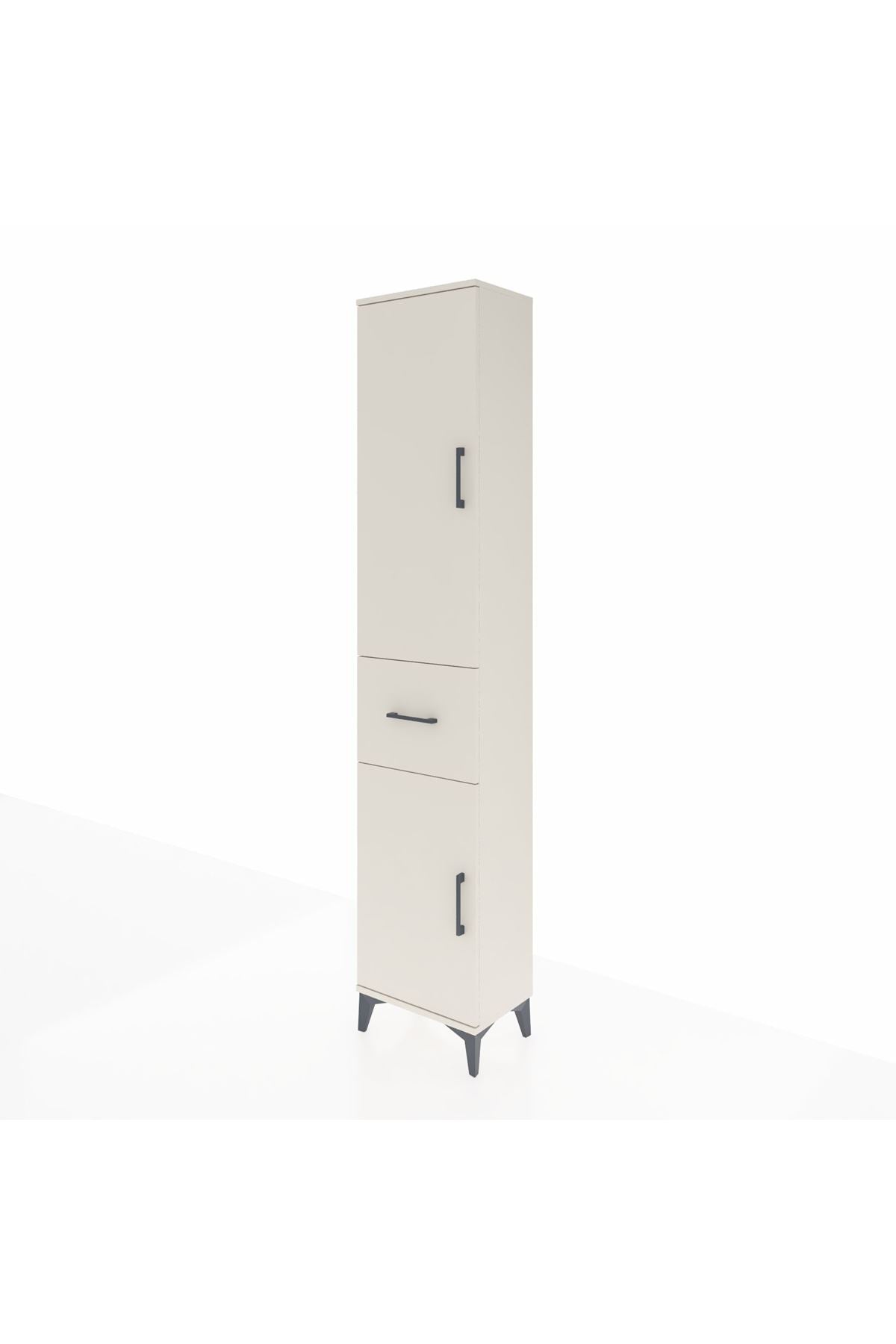 Arges Dolap 3 Raflı Tek Çekmeceli Tek Askılı 44x30x221 Aytaşı-Aytaşı